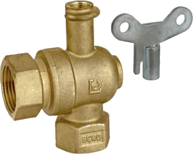 Brass Angle Valve with Key