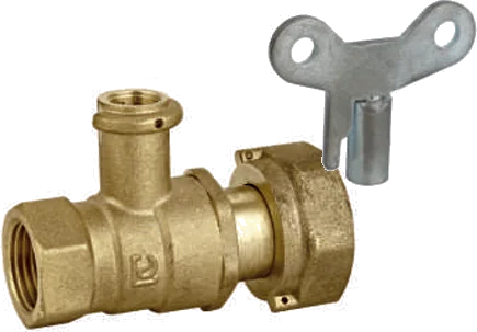 Brass Ball Valve with Key